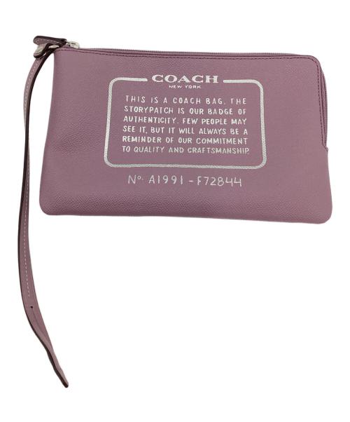 COACH（コーチ）COACH (コーチ) トートバッグ ブラウン×パープルの古着・服飾アイテム