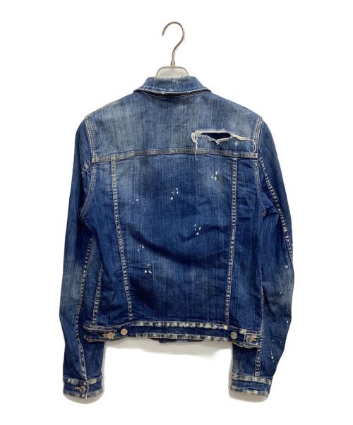 DSQUARED2（ディースクエアード）DSQUARED2 (ディースクエアード) デニムジャケット インディゴ サイズ:50の古着・服飾アイテム