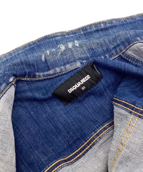 DSQUARED2（ディースクエアード）DSQUARED2 (ディースクエアード) デニムジャケット インディゴ サイズ:50の古着・服飾アイテム