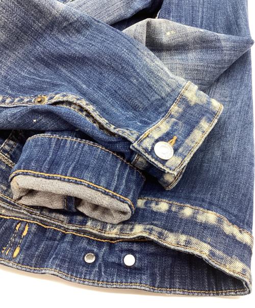 DSQUARED2（ディースクエアード）DSQUARED2 (ディースクエアード) デニムジャケット インディゴ サイズ:50の古着・服飾アイテム