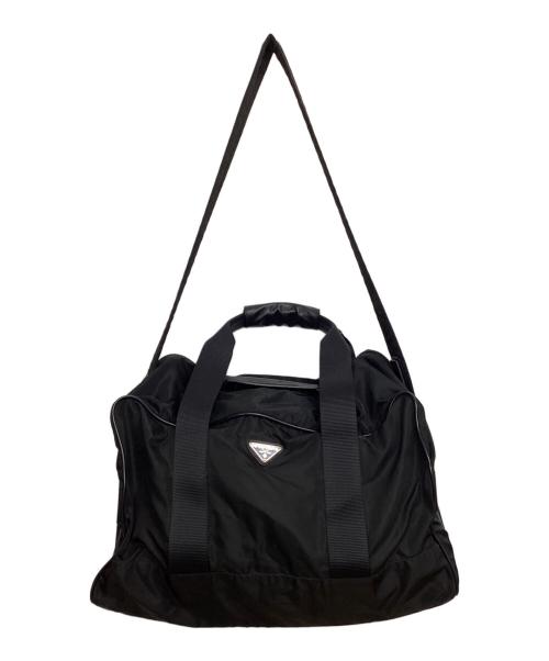 PRADA（プラダ）PRADA (プラダ) ボストンバッグ ブラックの古着・服飾アイテム