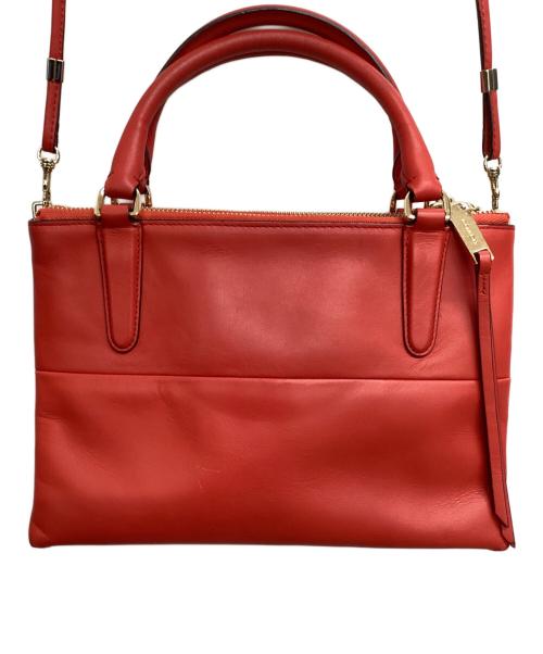COACH（コーチ）COACH (コーチ) 2WAYバッグ レッドの古着・服飾アイテム
