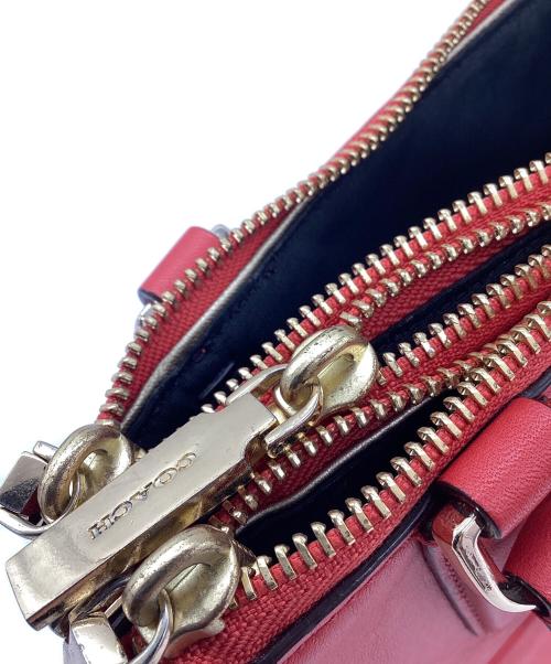 COACH（コーチ）COACH (コーチ) 2WAYバッグ レッドの古着・服飾アイテム