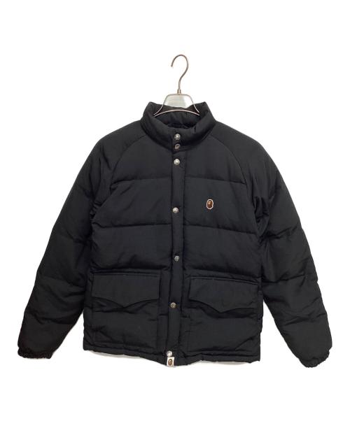 A BATHING APE（アベイシングエイプ）A BATHING APE (アベイシングエイプ) ダウンジャケット ブラック サイズ:Ｍの古着・服飾アイテム