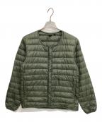 mont-bellモンベル）の古着「ライトダウンジャケット スペリオダウン ラウンドネックジャケット」｜グリーン