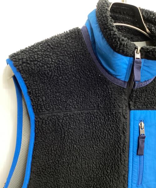Patagonia（パタゴニア）Patagonia (パタゴニア) フリースベスト メンズ・クラシック・レトロX・ベスト ブラック×ブルー サイズ:Sの古着・服飾アイテム