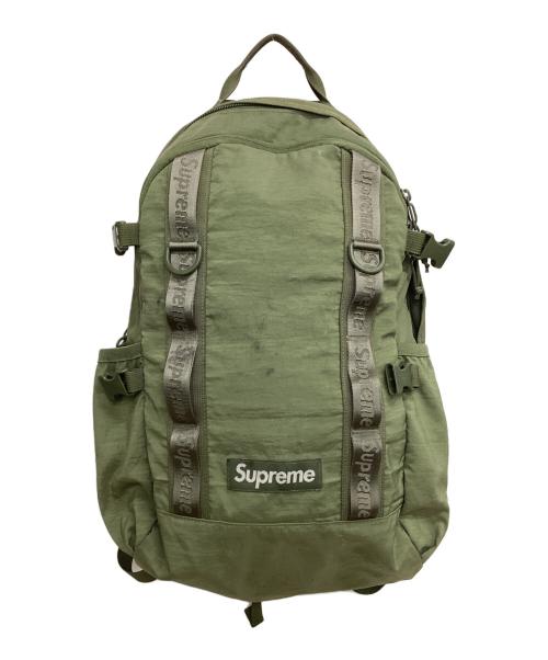 SUPREME（シュプリーム）Supreme (シュプリーム) リュック 20FW backpack グリーンの古着・服飾アイテム