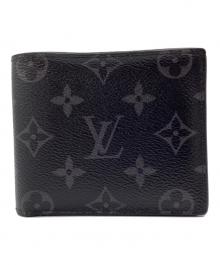 LOUIS VUITTON（ルイ ヴィトン）の古着「2つ折り財布 モノグラム・エクリプス」