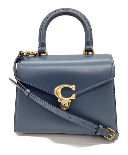 COACH（コーチ）COACH (コーチ) 2WAYバッグ ブルーの古着・服飾アイテム