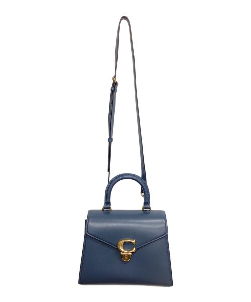 COACH（コーチ）COACH (コーチ) 2WAYバッグ ブルーの古着・服飾アイテム