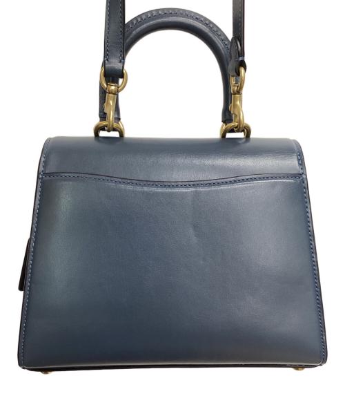 COACH（コーチ）COACH (コーチ) 2WAYバッグ ブルーの古着・服飾アイテム