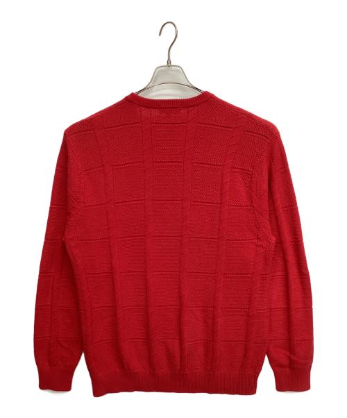SUPREME（シュプリーム）Supreme (シュプリーム) 厚手ニット knit sweater レッド サイズ:Ｌの古着・服飾アイテム