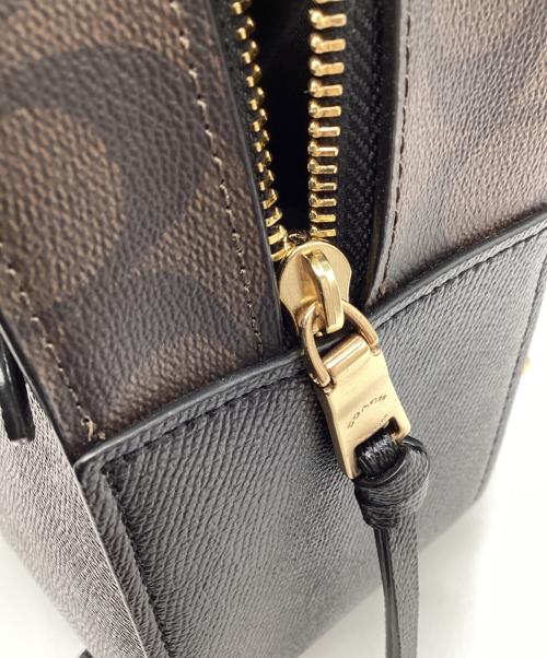 COACH（コーチ）COACH (コーチ) リュック ブラウン×ブラックの古着・服飾アイテム