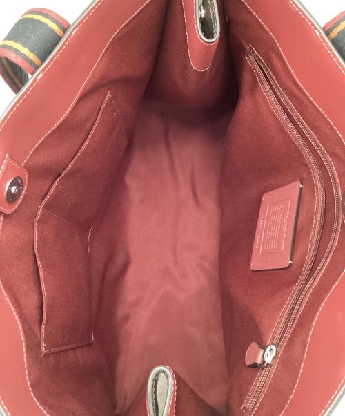 COACH（コーチ）COACH (コーチ) トートバッグ ラージ スミス トート・シグネチャー キャンバス  ブラウンの古着・服飾アイテム