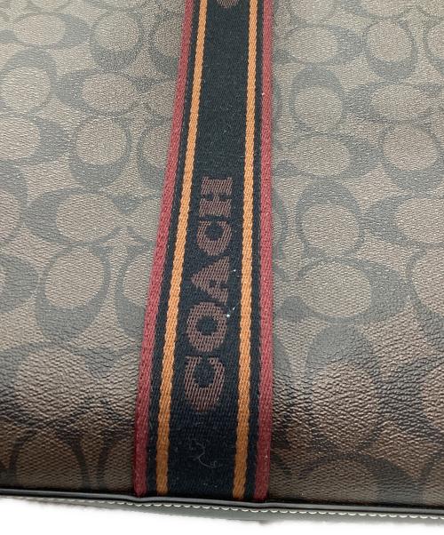 COACH（コーチ）COACH (コーチ) トートバッグ ラージ スミス トート・シグネチャー キャンバス  ブラウンの古着・服飾アイテム