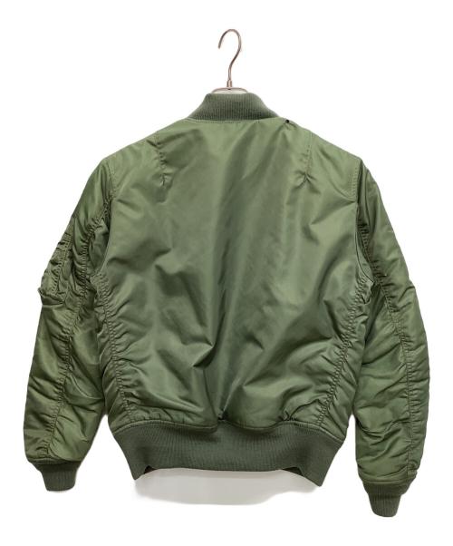 AVIREX（アヴィレックス）AVIREX (アヴィレックス) MA-1ジャケット グリーン サイズ:Ｌの古着・服飾アイテム