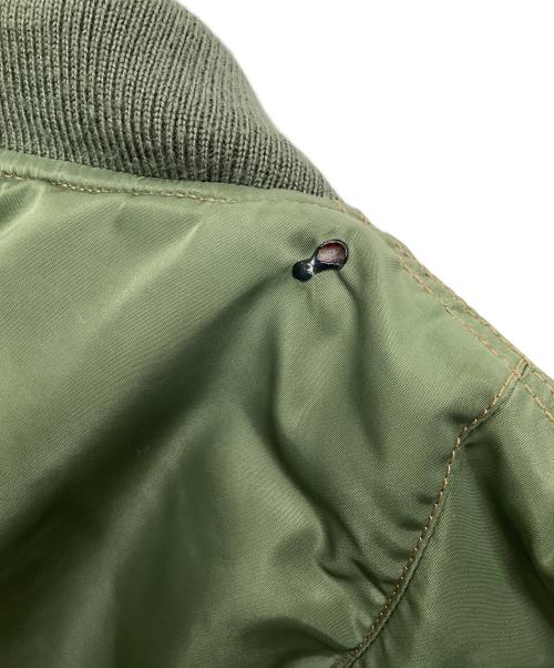 AVIREX（アヴィレックス）AVIREX (アヴィレックス) MA-1ジャケット グリーン サイズ:Ｌの古着・服飾アイテム