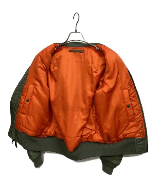 AVIREX（アヴィレックス）AVIREX (アヴィレックス) MA-1ジャケット グリーン サイズ:Ｌの古着・服飾アイテム
