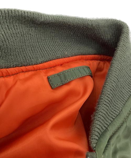 AVIREX（アヴィレックス）AVIREX (アヴィレックス) MA-1ジャケット グリーン サイズ:Ｌの古着・服飾アイテム