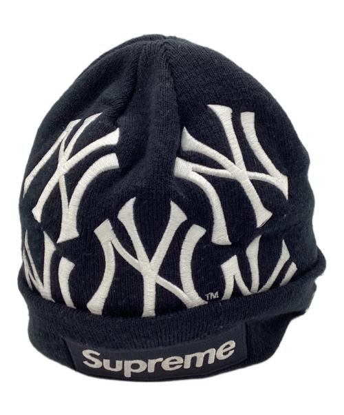 SUPREME（シュプリーム）Supreme (シュプリーム) New Era (ニューエラ) ニット帽　NewYork Yankees 21AW ブラックの古着・服飾アイテム