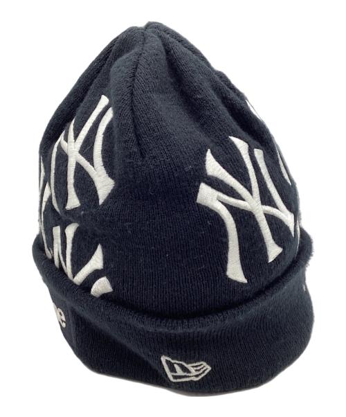 SUPREME（シュプリーム）Supreme (シュプリーム) New Era (ニューエラ) ニット帽　NewYork Yankees 21AW ブラックの古着・服飾アイテム