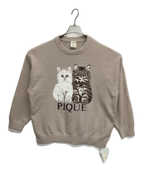 gelato pique（ジェラートピケ）gelato pique (ジェラートピケ) 厚手ニット ベージュ サイズ:Free 未使用品の古着・服飾アイテム