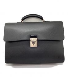 LOUIS VUITTON（ルイ ヴィトン）の古着「ブリーフケース 	タイガ」｜ブラック