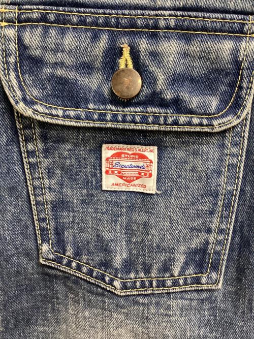 SECRET WORDS（シークレット ワーズ）SECRET WORDS (シークレット ワーズ) デニムジャケット VINTAGE WASH DENIM JACKET インディゴ サイズ:表記無しの古着・服飾アイテム
