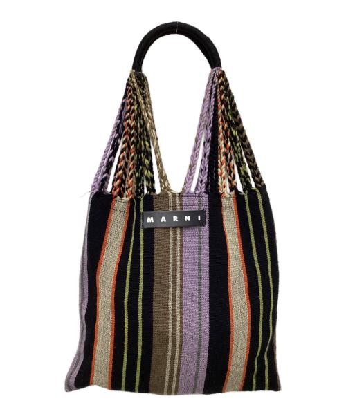 MARNI（マルニ）MARNI (マルニ) トートバッグ フラワーカフェ ハンモック パープルの古着・服飾アイテム