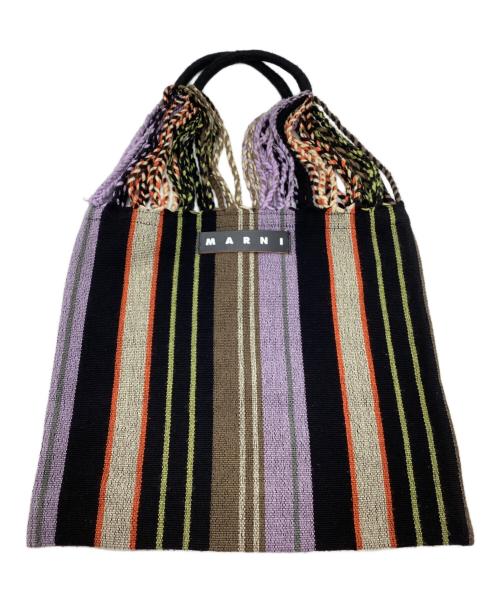 MARNI（マルニ）MARNI (マルニ) トートバッグ フラワーカフェ ハンモック パープルの古着・服飾アイテム