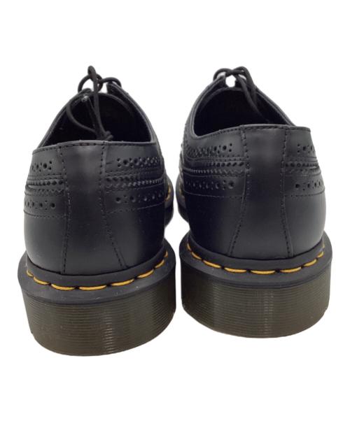 Dr.Martens（ドクターマーチン）Dr.Martens (ドクターマーチン) イエローステッチブローグシューズ ブラック サイズ:9の古着・服飾アイテム
