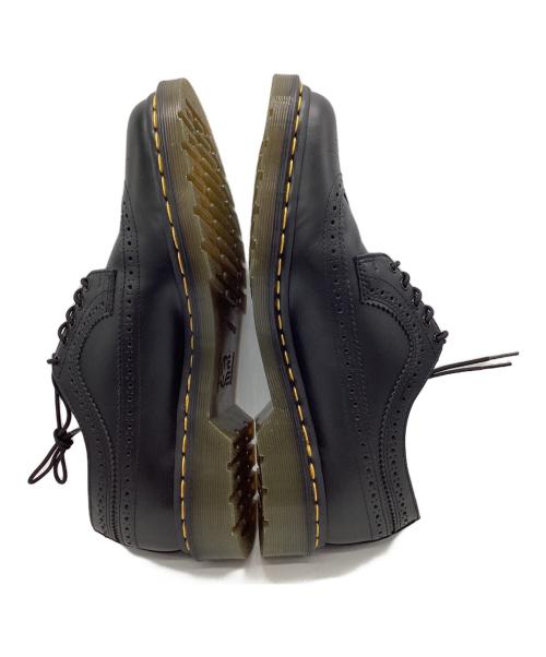 Dr.Martens（ドクターマーチン）Dr.Martens (ドクターマーチン) イエローステッチブローグシューズ ブラック サイズ:9の古着・服飾アイテム
