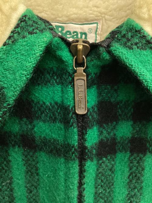 L.L.Bean（エルエルビーン）L.L.Bean (エルエルビーン) A-2フライトジャケット ブラック×グリーン サイズ:Ｍの古着・服飾アイテム