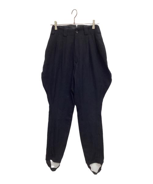 Yohji Yamamoto pour homme（ヨウジヤマモト プールオム）Yohji Yamamoto pour homme (ヨウジヤマモト プールオム) ギャバダックパンツ ブラック サイズ:Ｓの古着・服飾アイテム