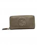 GUCCIグッチ）の古着「長財布」｜ゴールド