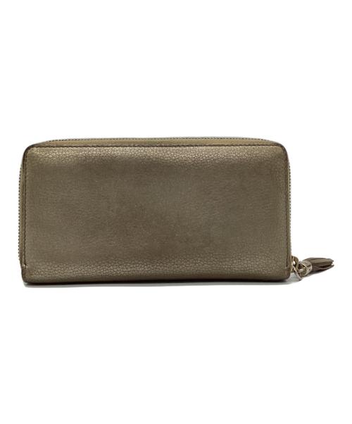 GUCCI（グッチ）GUCCI (グッチ) 長財布 ゴールドの古着・服飾アイテム