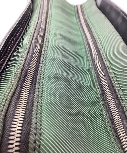 LOUIS VUITTON（ルイ ヴィトン）LOUIS VUITTON (ルイ ヴィトン) ブリーフケース ブラック×グリーンの古着・服飾アイテム