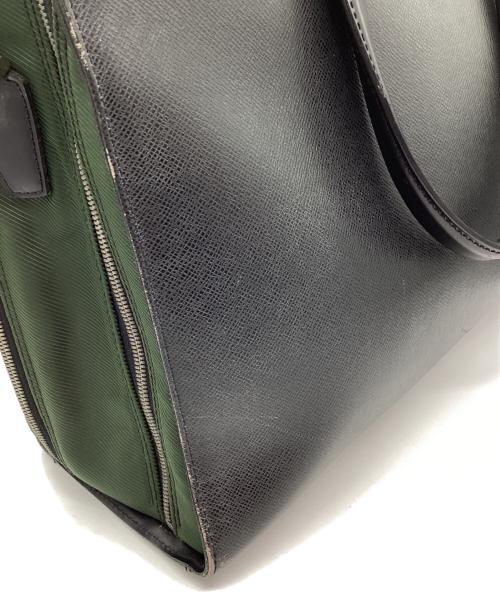 LOUIS VUITTON（ルイ ヴィトン）LOUIS VUITTON (ルイ ヴィトン) ブリーフケース ブラック×グリーンの古着・服飾アイテム