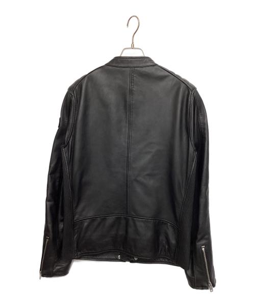 DIESEL（ディーゼル）DIESEL (ディーゼル) レザーライダースジャケット ブラック サイズ:Ｌの古着・服飾アイテム
