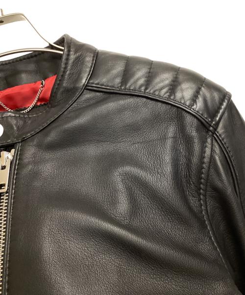 DIESEL（ディーゼル）DIESEL (ディーゼル) レザーライダースジャケット ブラック サイズ:Ｌの古着・服飾アイテム