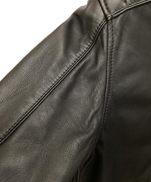 DIESEL（ディーゼル）DIESEL (ディーゼル) レザーライダースジャケット ブラック サイズ:Ｌの古着・服飾アイテム