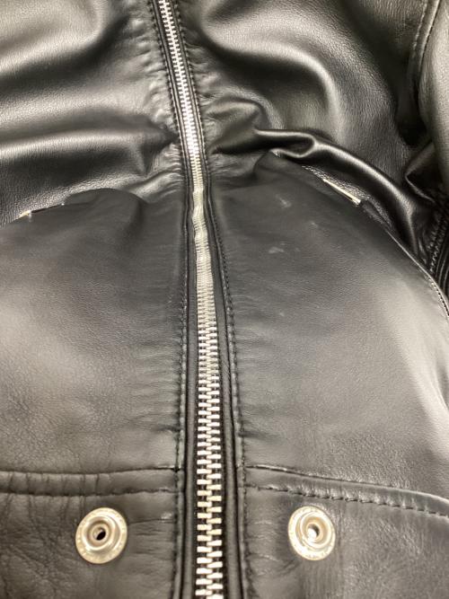DIESEL（ディーゼル）DIESEL (ディーゼル) レザーライダースジャケット ブラック サイズ:Ｌの古着・服飾アイテム