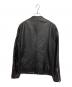 DIESEL (ディーゼル) レザーライダースジャケット ブラック サイズ:Ｌ：20000円