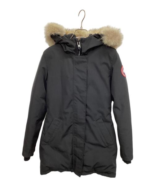CANADA GOOSE（カナダグース）CANADA GOOSE (カナダグース) ダウンコート Victoria Parka オリーブ サイズ:XSの古着・服飾アイテム