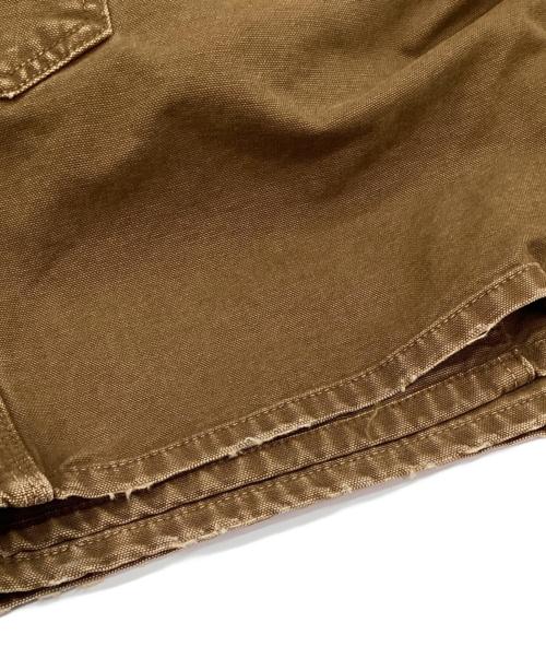 CarHartt（カーハート）CarHartt (カーハート) デニムハーフパンツ OG DOUBLE KNEE SHORT ブラウン サイズ:XLの古着・服飾アイテム