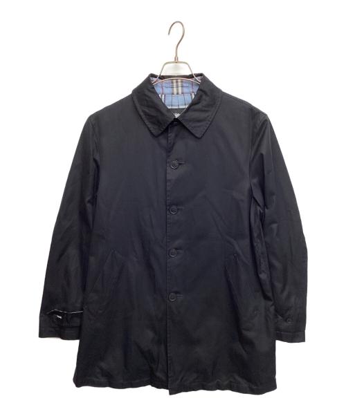 BURBERRY BLACK LABEL（バーバリーブラックレーベル）BURBERRY BLACK LABEL (バーバリーブラックレーベル) ステンカラーコート ネイビー サイズ:Ｍの古着・服飾アイテム