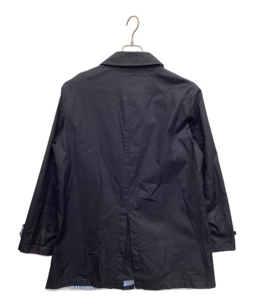 BURBERRY BLACK LABEL（バーバリーブラックレーベル）BURBERRY BLACK LABEL (バーバリーブラックレーベル) ステンカラーコート ネイビー サイズ:Ｍの古着・服飾アイテム