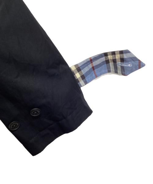 BURBERRY BLACK LABEL（バーバリーブラックレーベル）BURBERRY BLACK LABEL (バーバリーブラックレーベル) ステンカラーコート ネイビー サイズ:Ｍの古着・服飾アイテム