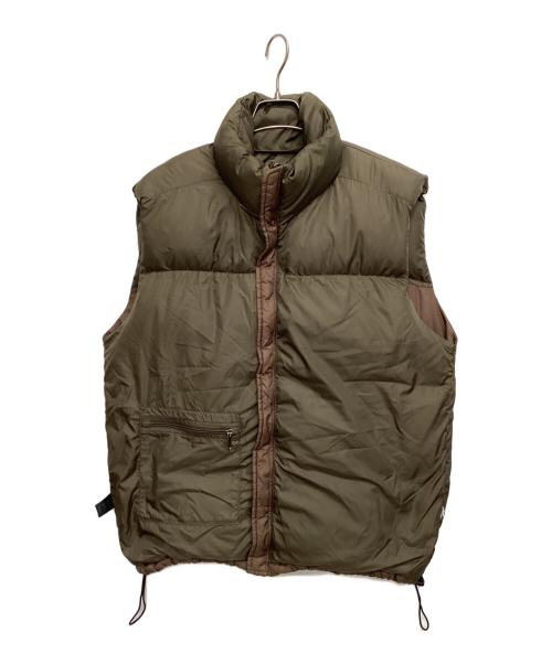 THE NORTH FACE（ザ ノース フェイス）THE NORTH FACE (ザ ノース フェイス) ダウンベスト ヌプシダウンベスト ブラウン サイズ:Ｌの古着・服飾アイテム