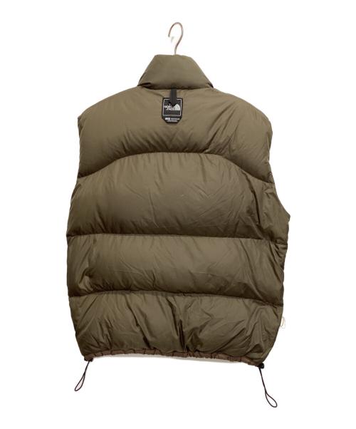 THE NORTH FACE（ザ ノース フェイス）THE NORTH FACE (ザ ノース フェイス) ダウンベスト ヌプシダウンベスト ブラウン サイズ:Ｌの古着・服飾アイテム